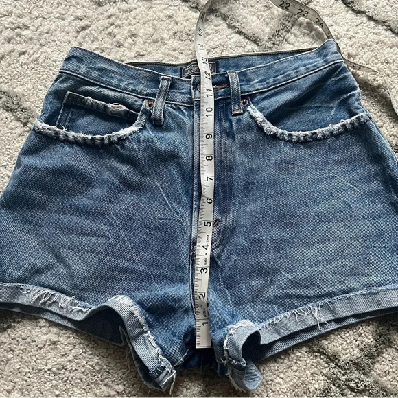 Abercrombie and Fitch shorts denim jean shorts natural rise 26 / 2 - Picture 6 of 7